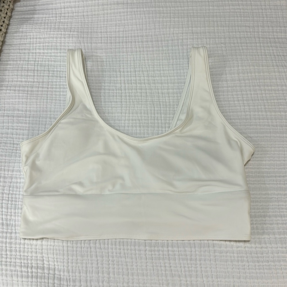 Off White Swimsuit Top
